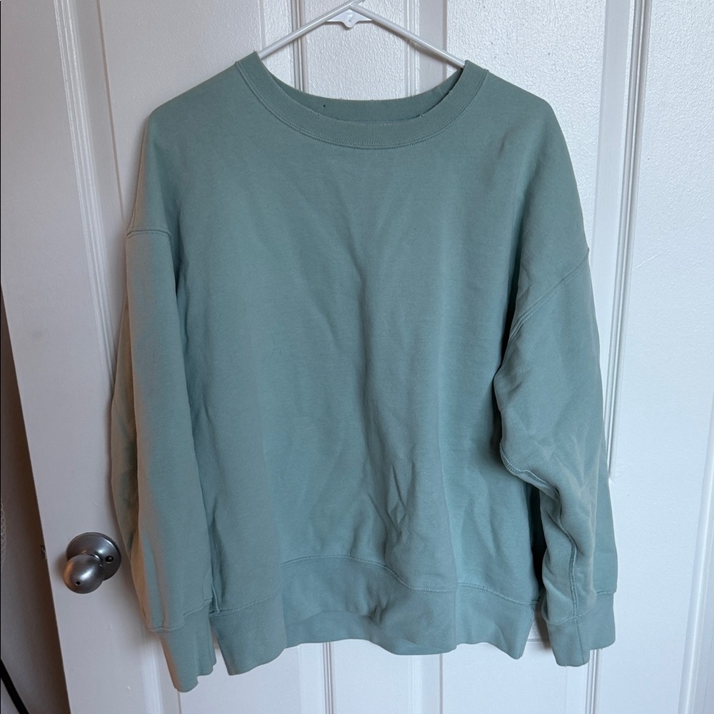 Women's Crewneck Sweater in Sage Green